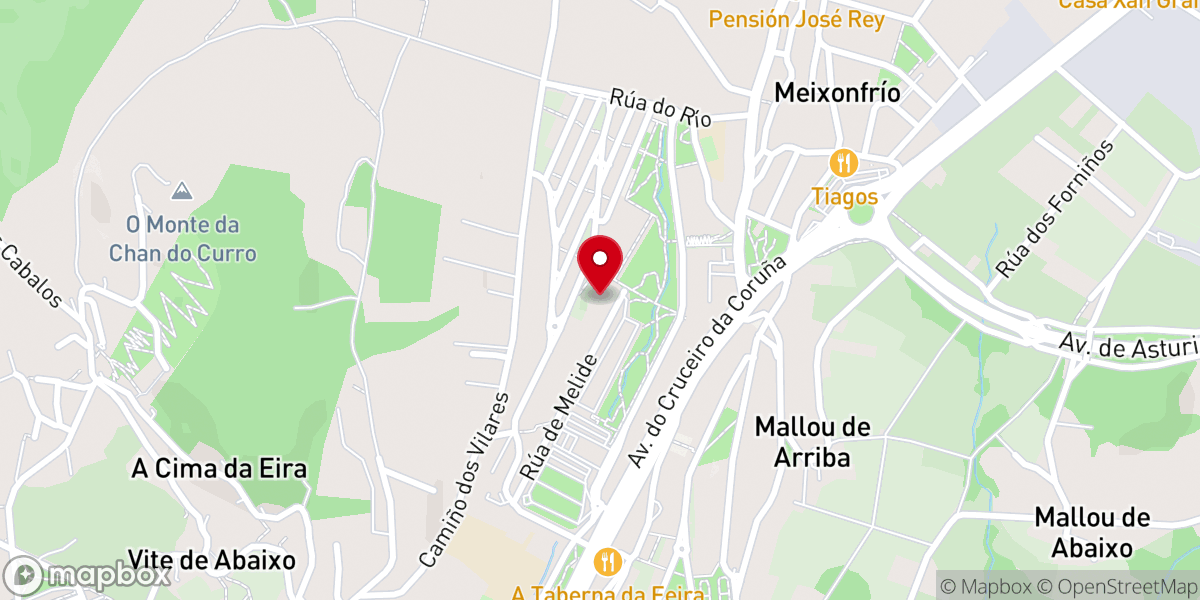 Map showing location of Iglesia Adventista del Séptimo Día en Santiago de Compostela