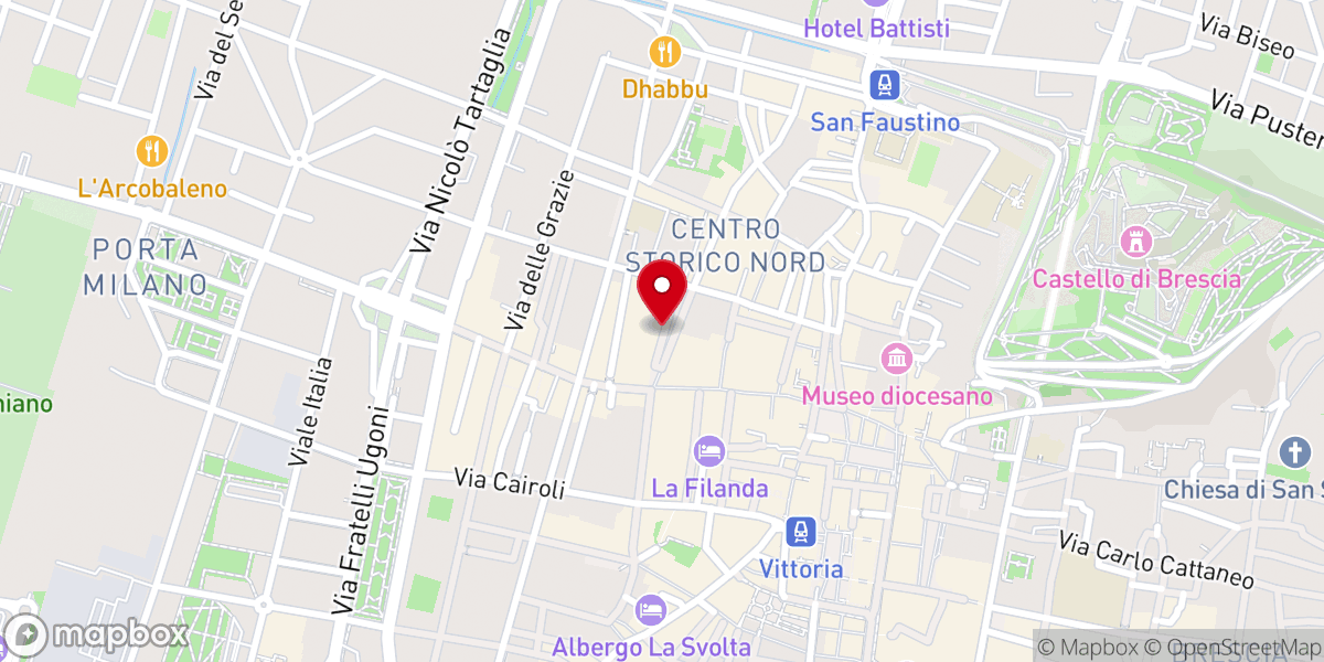 Map showing location of Oratorio Santa Maria ad Elisabetta