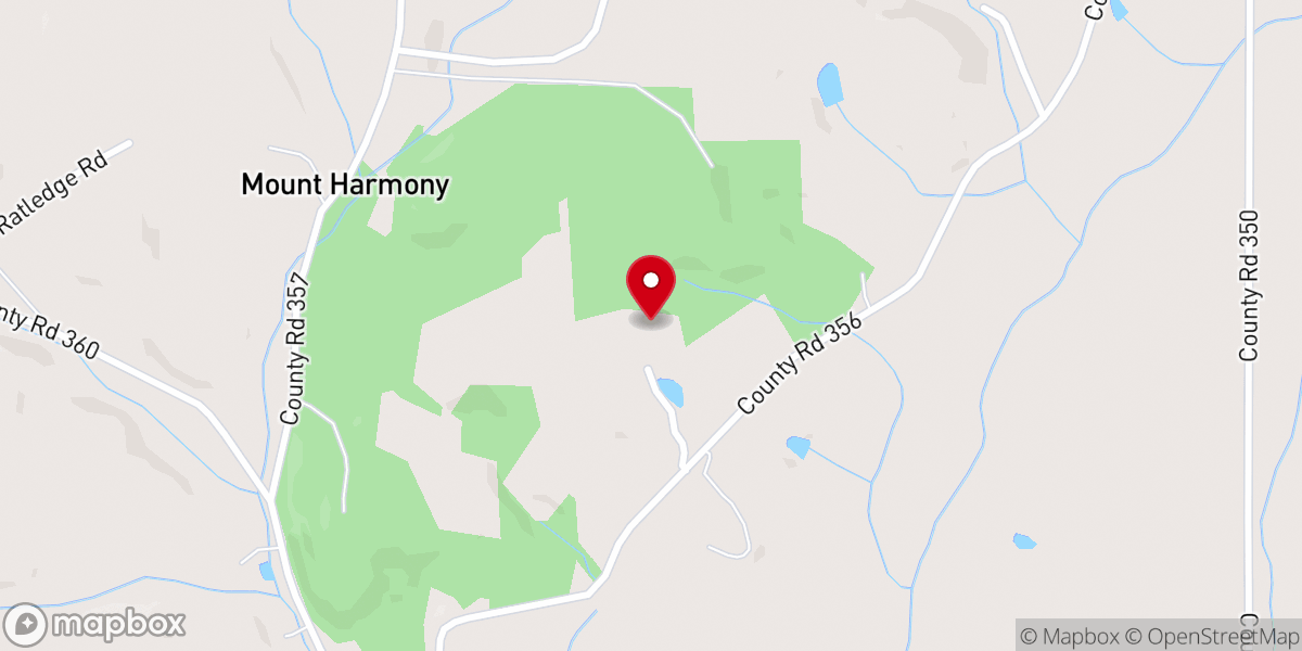 Map showing location of Tie the Knot, Evonne Hoback Hayes, Wedding Officiant, Elope