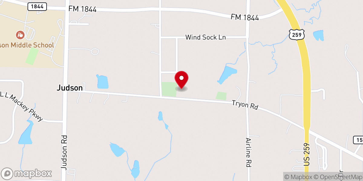 Map showing location of Summerfield Methodist Church