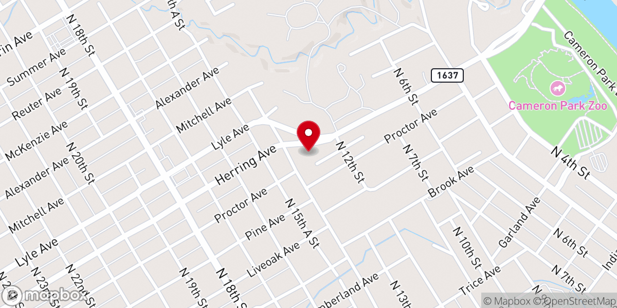 Map showing location of St. Paul AME Church