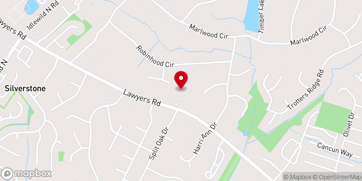 Map showing location of Slavic House of Prayer NC