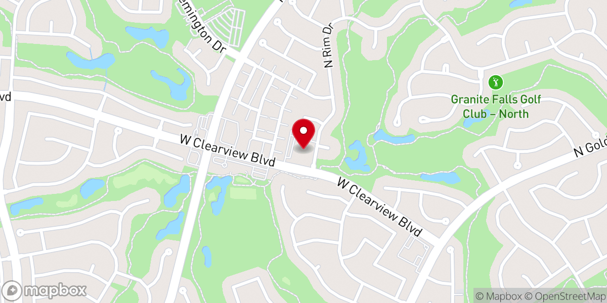 Map showing location of Spirit of Grace Lutheran Church