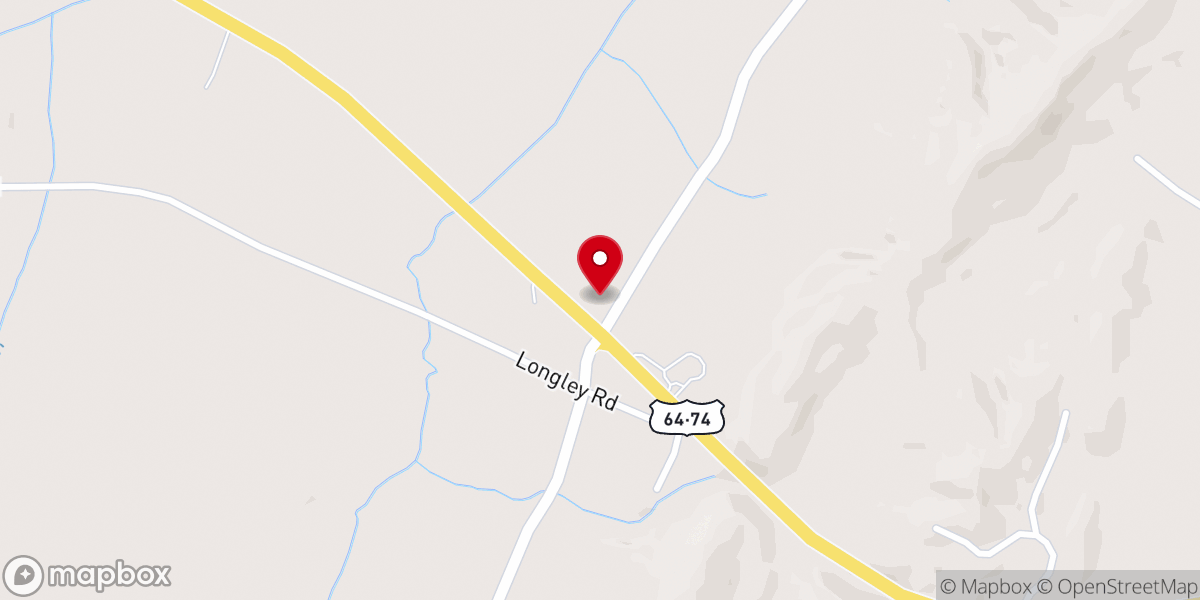 Map showing location of Ocoee Church Of God