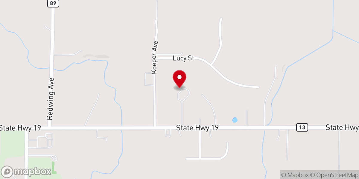 Map showing location of Spirit of Life Church