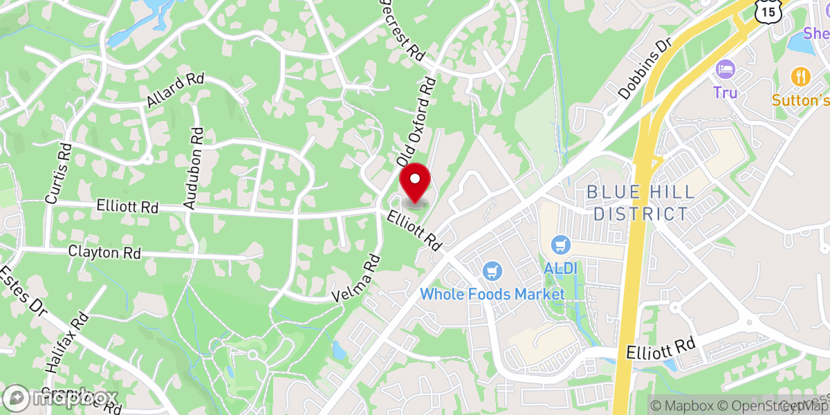 Map showing location of The Church of Reconciliation