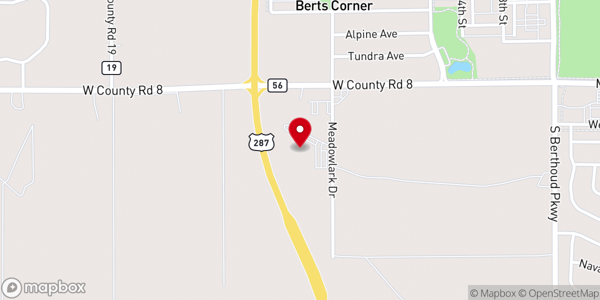 Map showing location of Grace Place