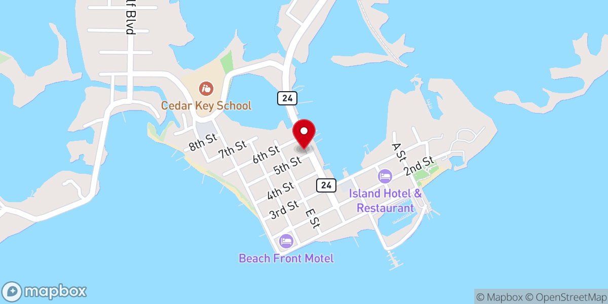 Map showing location of Christ Espicopal Church