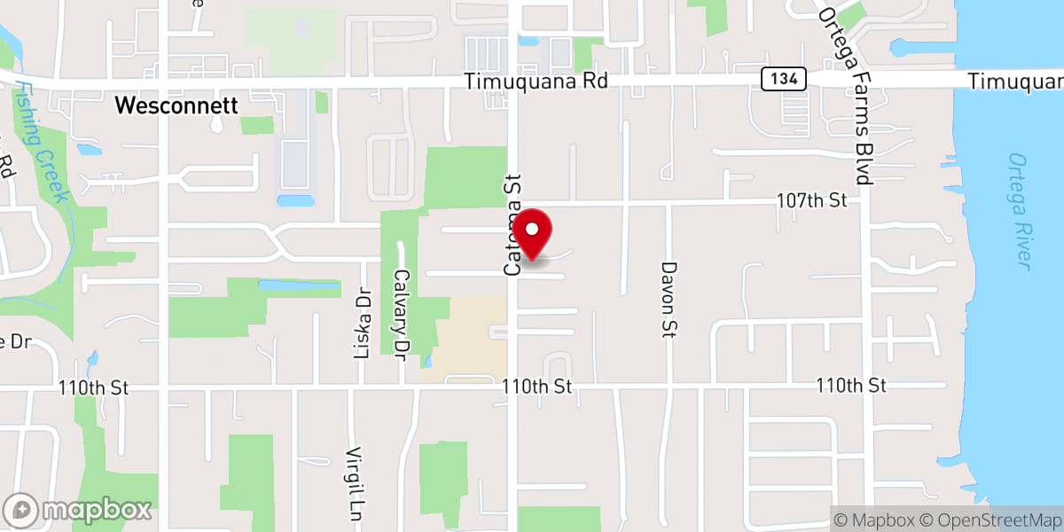 Map showing location of Murchison Temple Christian Methodist Episcopal Church