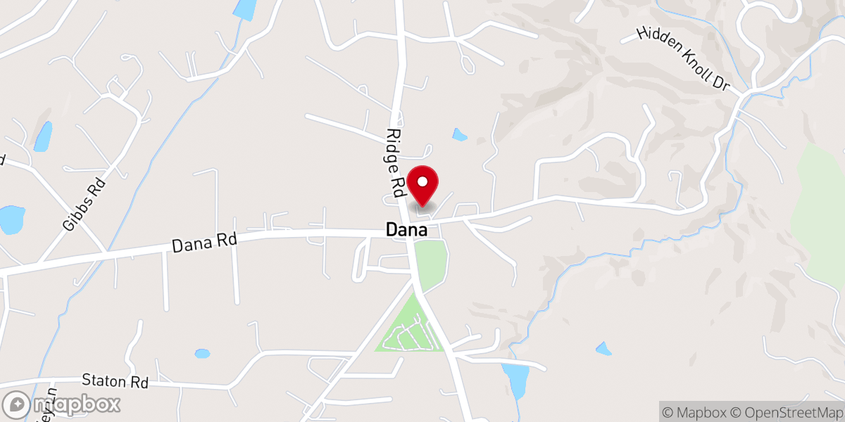 Map showing location of Refuge Baptist Church