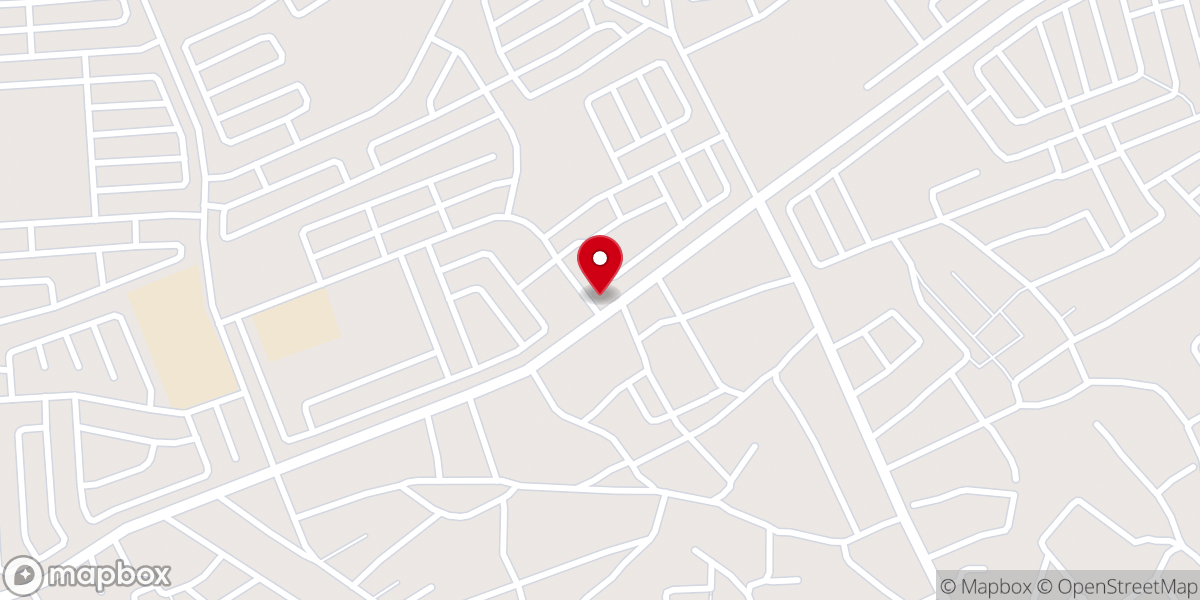 Map showing location of Temple of Faith Church