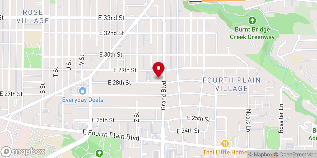Map showing location of Memorial Lutheran Church