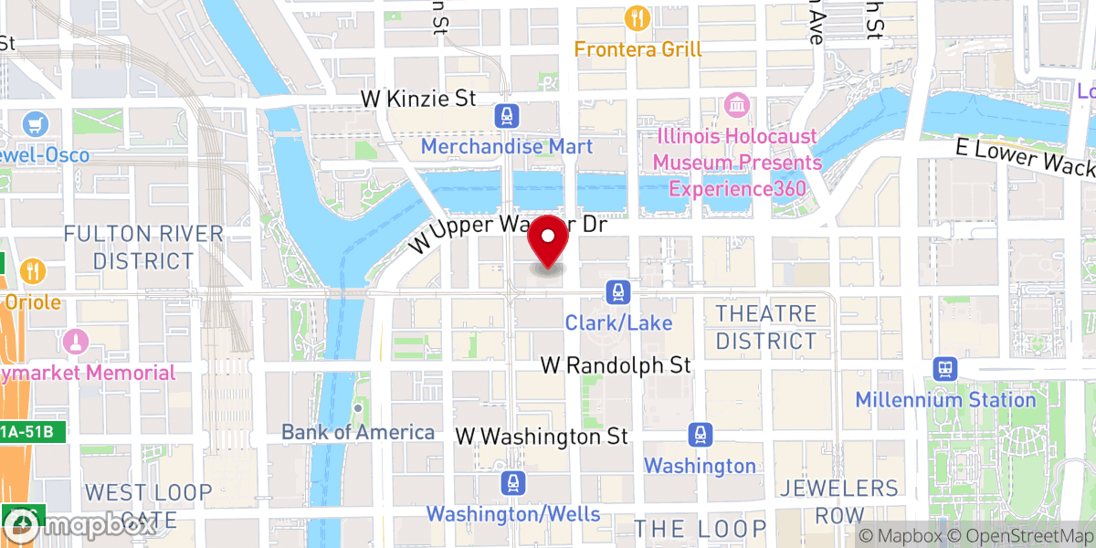 Map showing location of Empower Chicago Inc