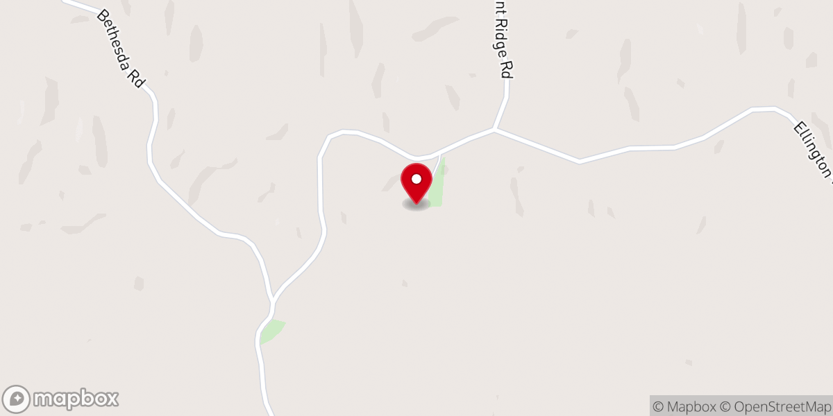 Map showing location of Pleasant Ridge Baptist Church