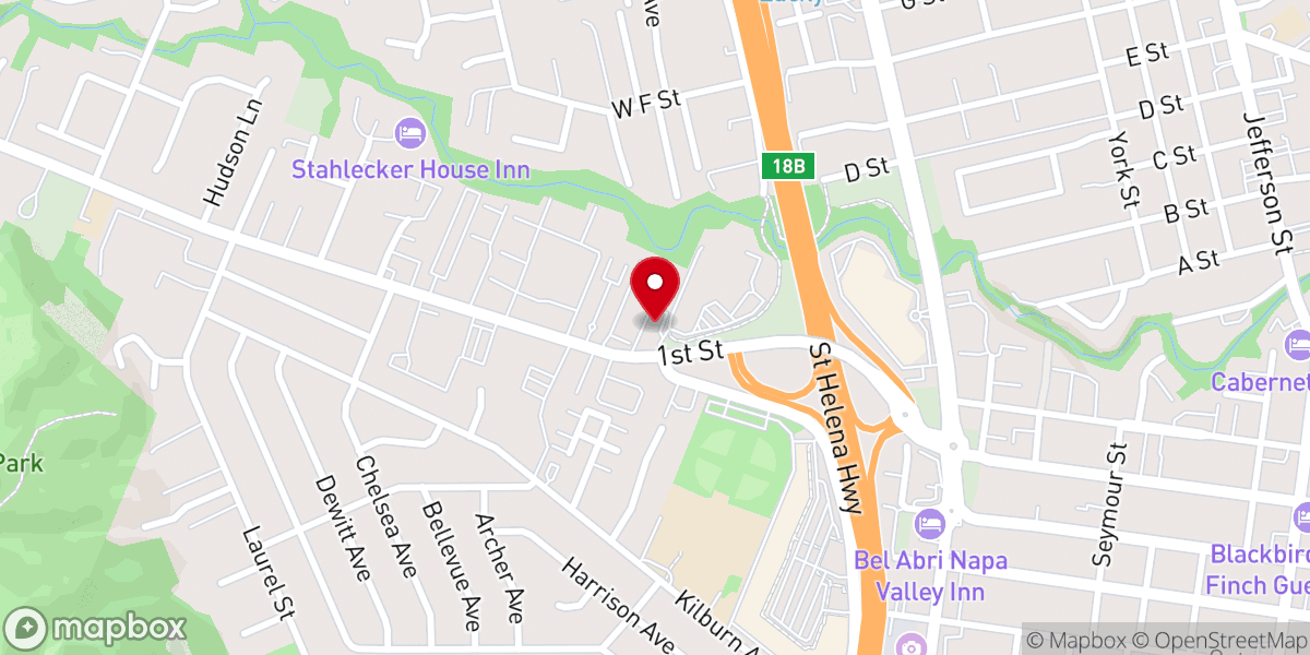 Map showing location of Church of Christ