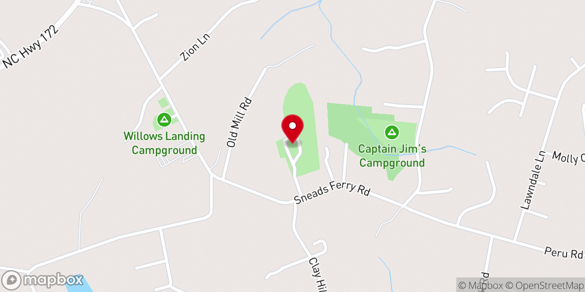 Map showing location of Pillar Church of Topsail