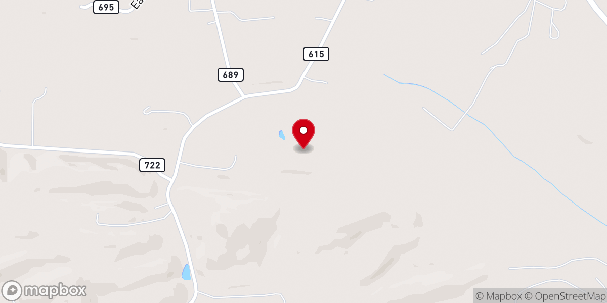 Map showing location of Fulton Community Church