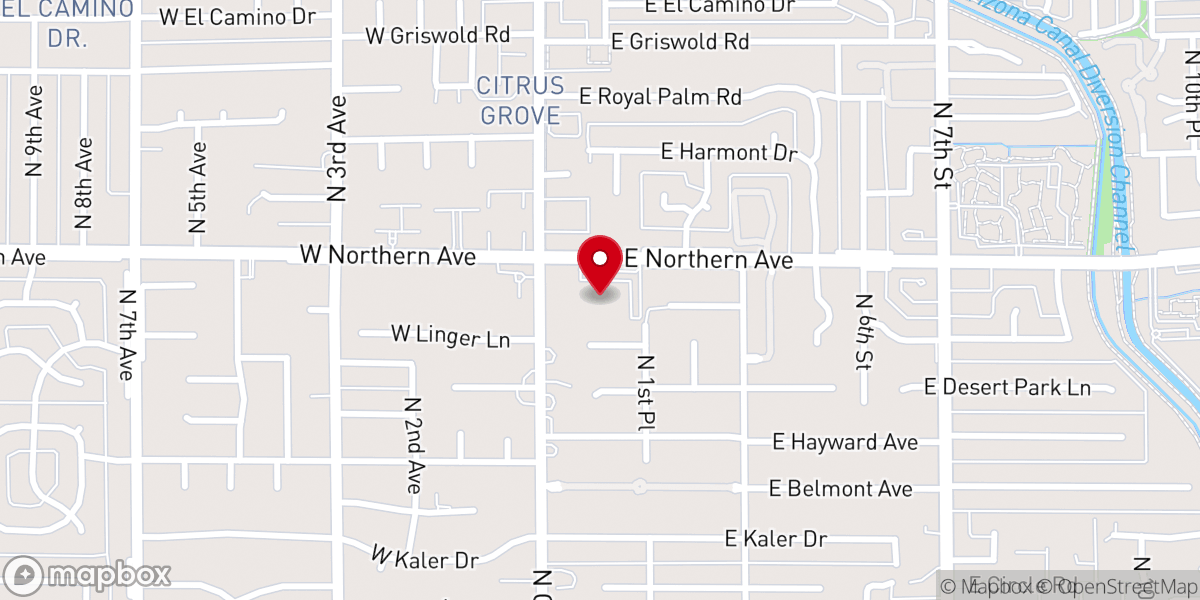 Map showing location of Cross Roads United Methodist Church