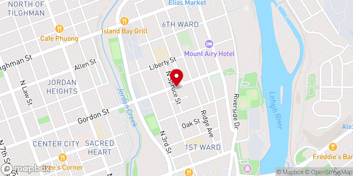 Map showing location of Iglesia Pentecostal Bajo El Abrigo Del Altisimo Inc