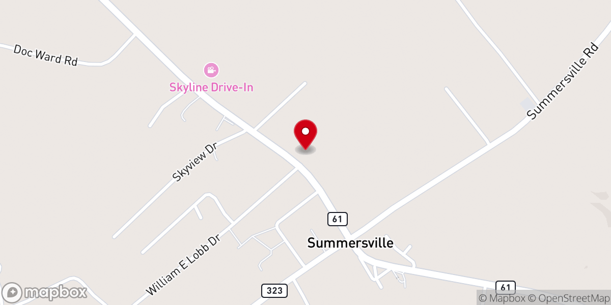 Map showing location of Living Hope Community Church