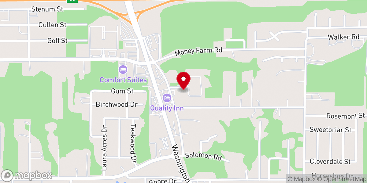 Map showing location of Back Bay Church