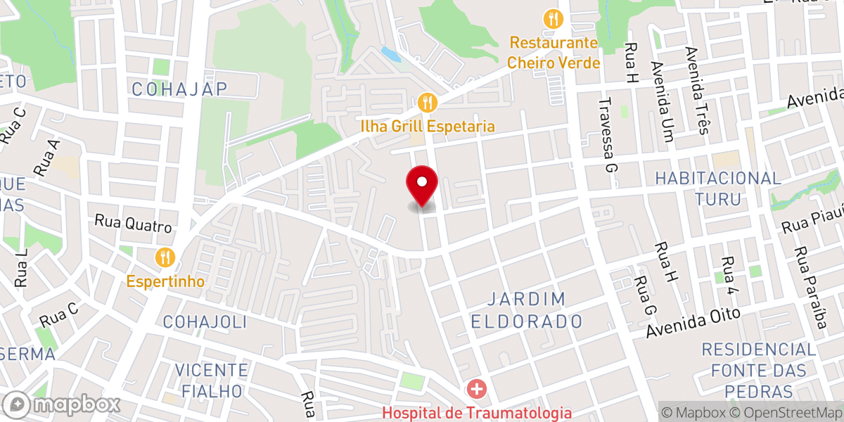 Map showing location of Assembléia de Deus / Área: 28