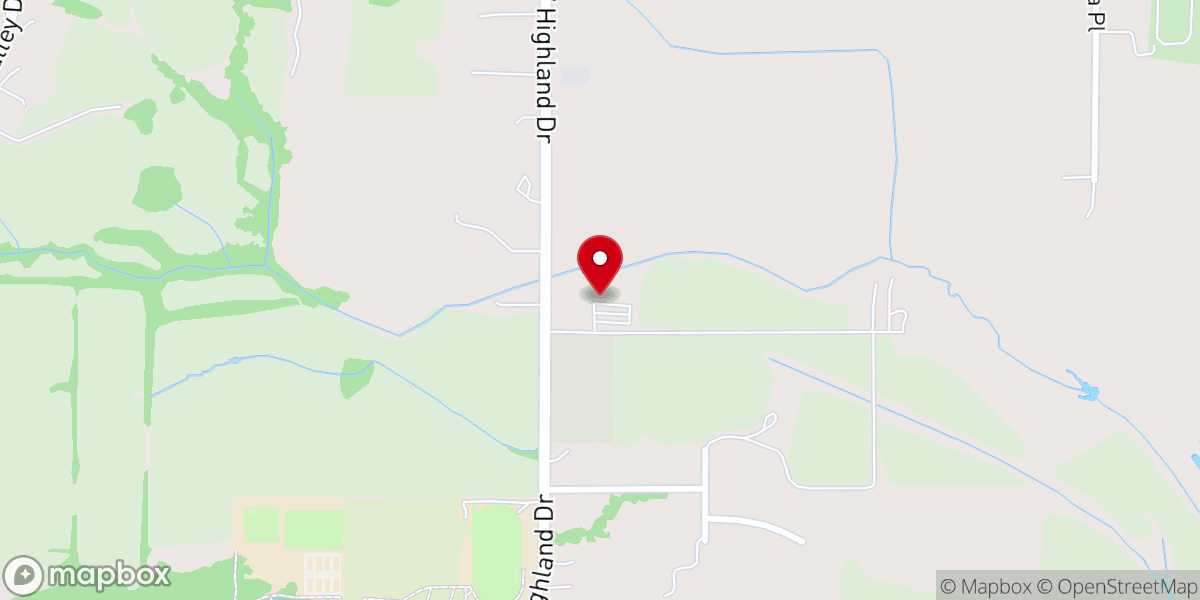 Map showing location of Westminster Presbyterian Church