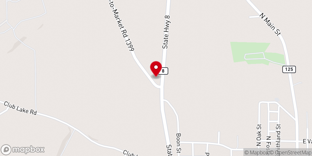 Map showing location of Linden Seventh-day Adventist Church
