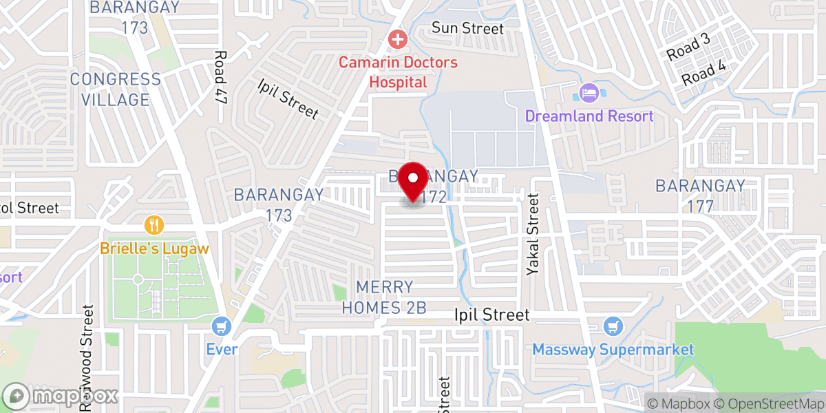 Map showing location of First Free Will Baptist Church