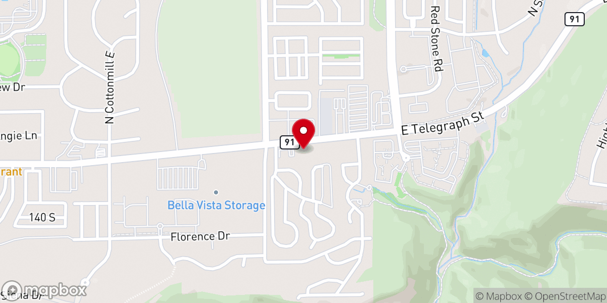 Map showing location of Iglesia Bautista fundamental de la gracia Washington Utah 84780