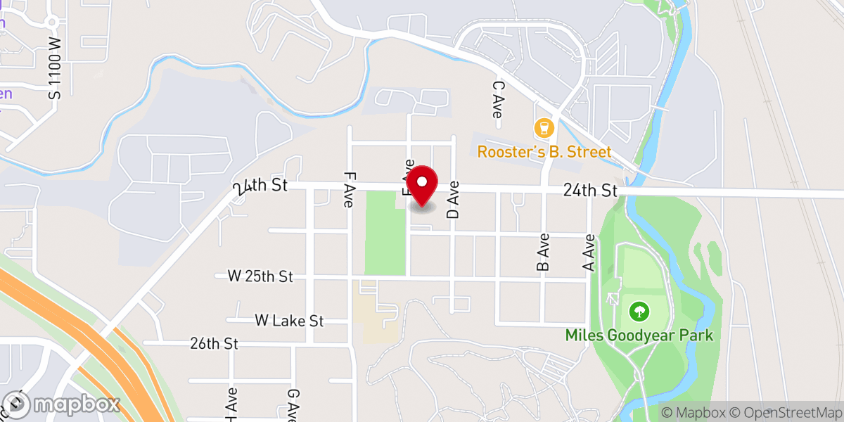 Map showing location of Griffin Memorial Church of God