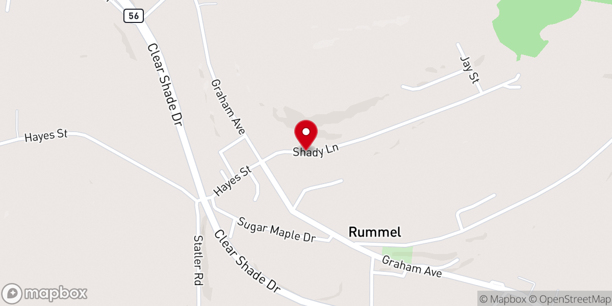 Map showing location of WINDBER AREA CENTENNIAL LIONS CLUB