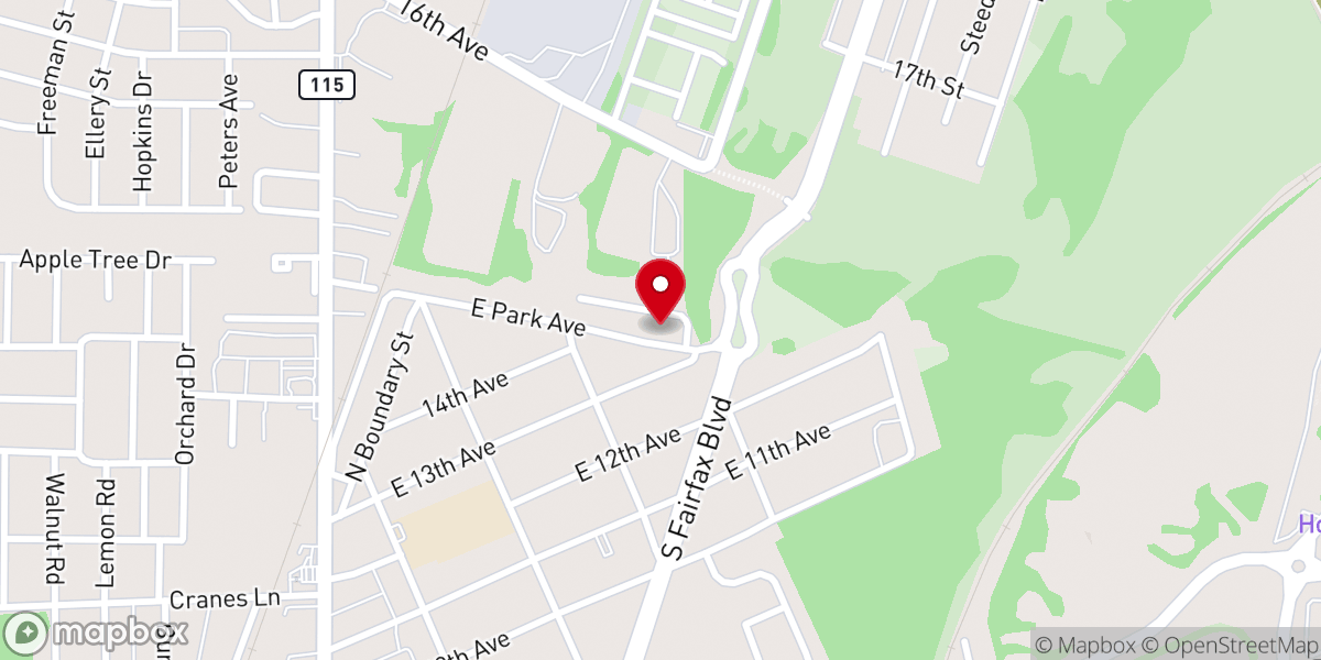 Map showing location of Church Of Christ in Ranson, WV