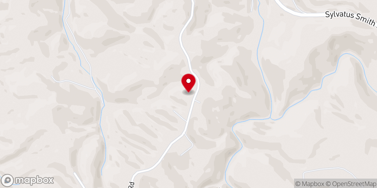 Map showing location of Little Vine Church