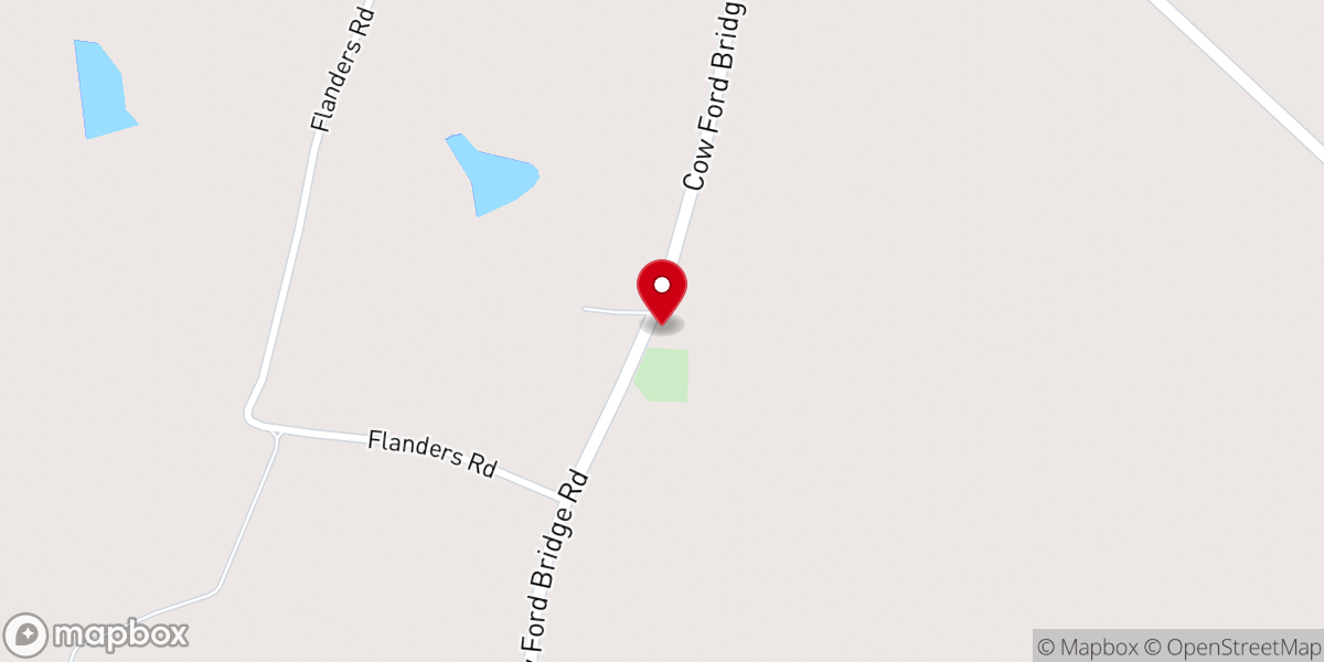 Map showing location of Bethel United Methodist Church