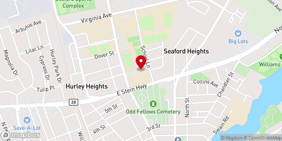 Map showing location of Harbor Church Inc