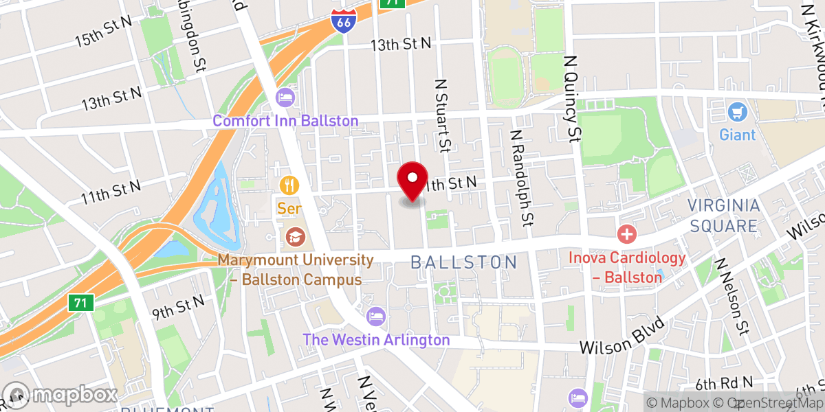 Map showing location of Nathanael Institute