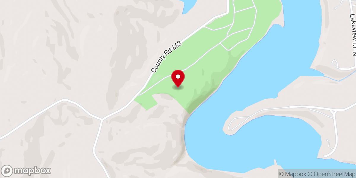 Map showing location of Ozarks Luxury RV Resort on Table Rock Lake