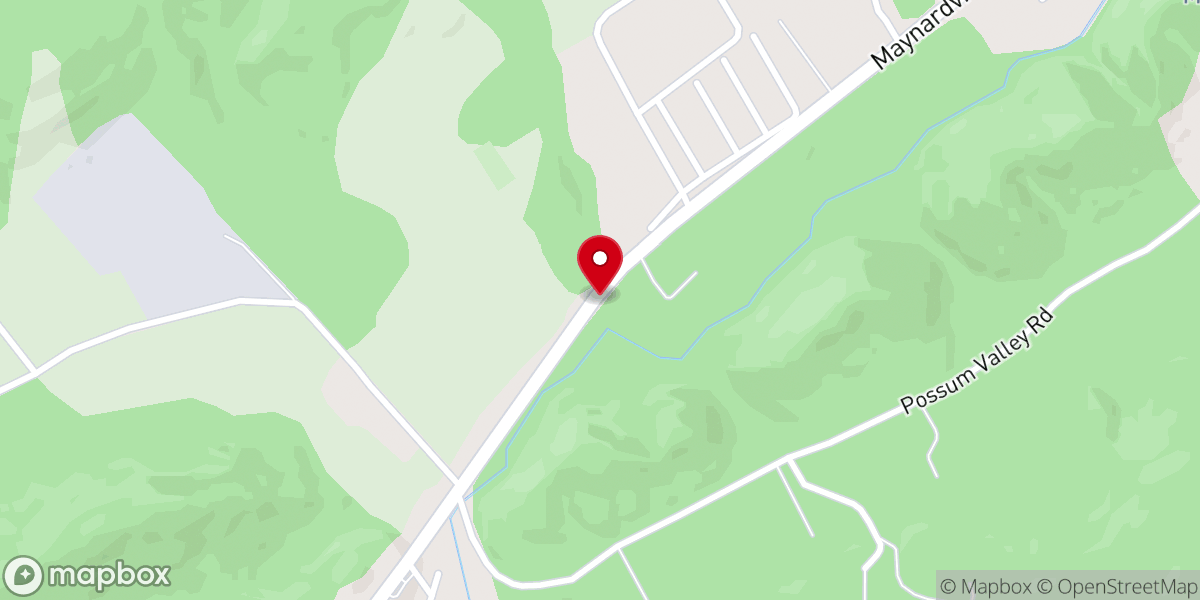 Map showing location of Miller Chapel