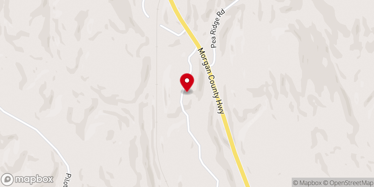 Map showing location of Sunbright Christian Center