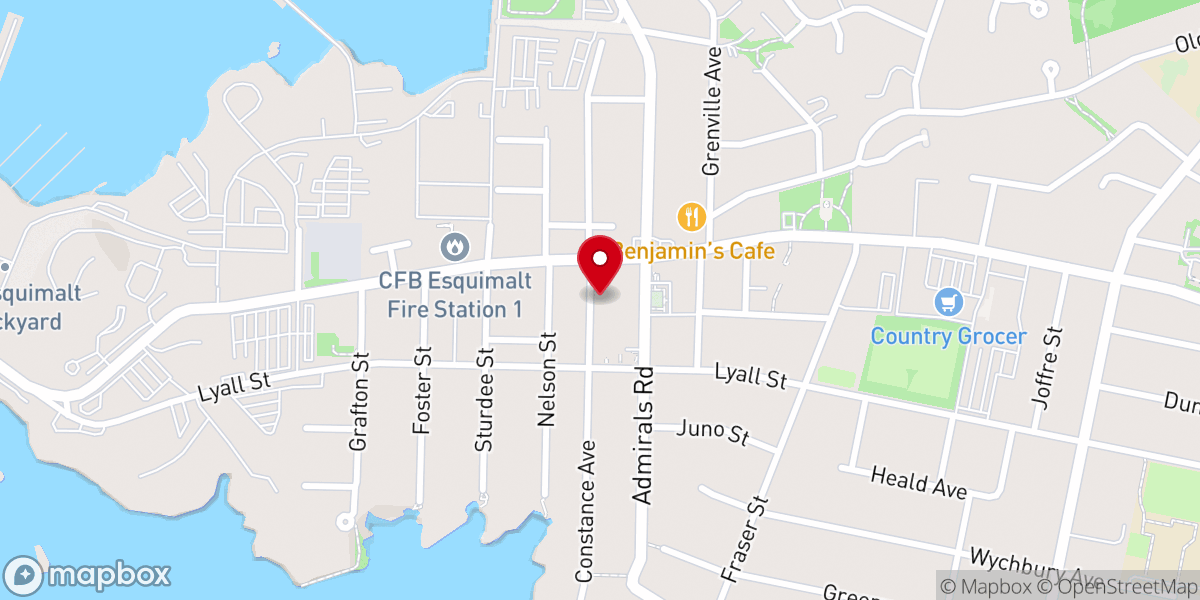 Map showing location of Harbourview Church