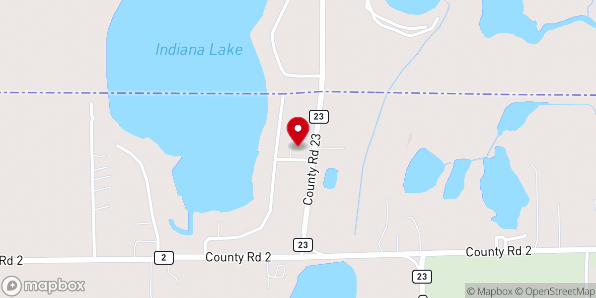 Map showing location of Tri Lakes Community Church