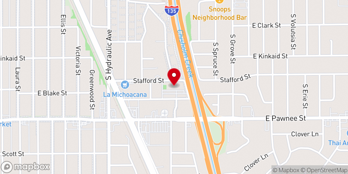 Map showing location of Follow Me Ministries Inc