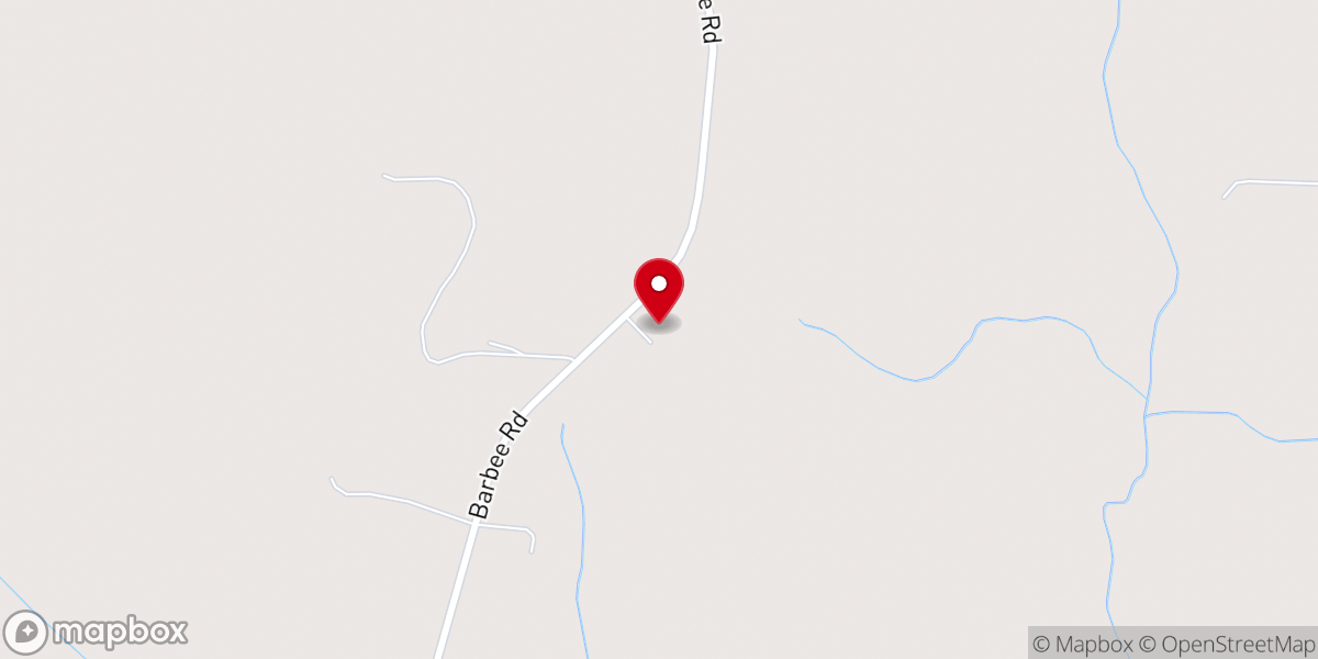 Map showing location of Richlands First Free Will Baptist Church