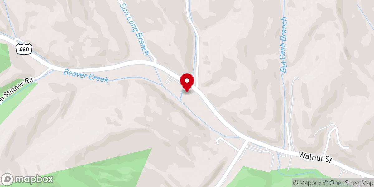 Map showing location of Dayspring Food Pantry