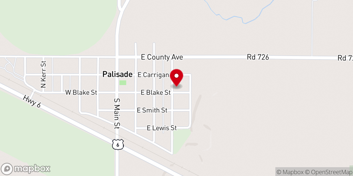 Map showing location of Mihm Hall