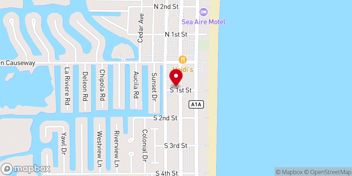 Map showing location of Weddings by Beasley's