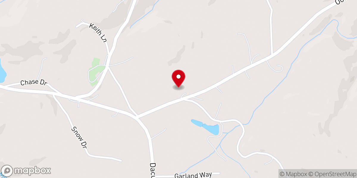 Map showing location of Mount Nebo Church