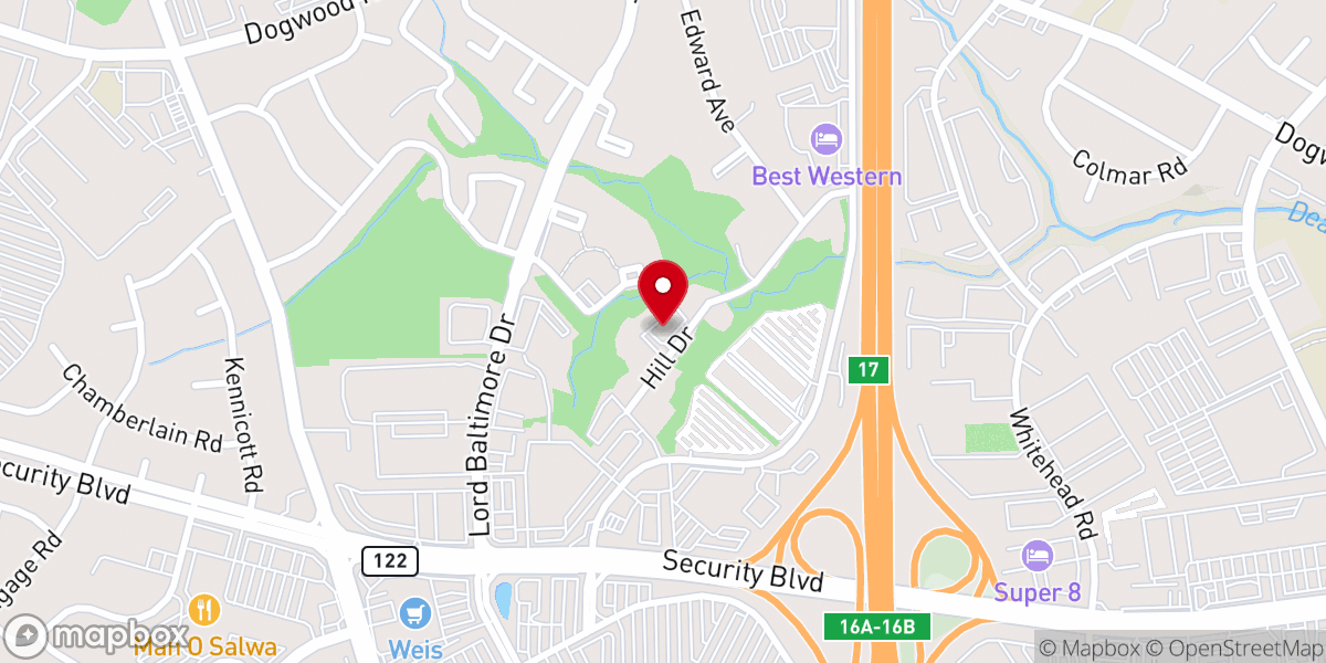 Map showing location of DISCIPLES PATH COMMUNITY CHURCH