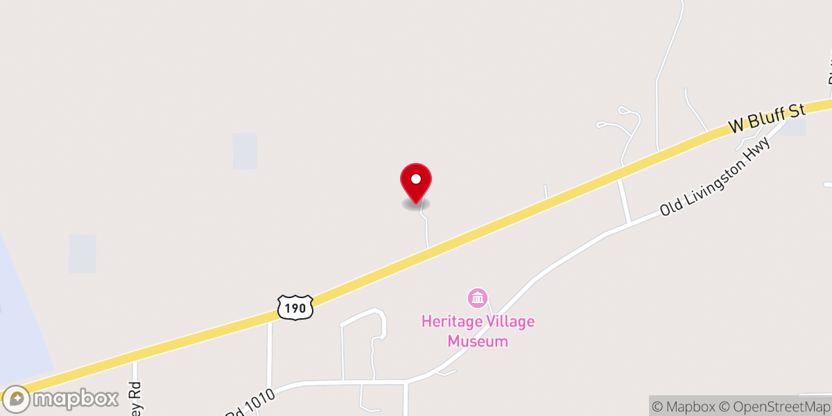 Map showing location of Heritage Village Museum